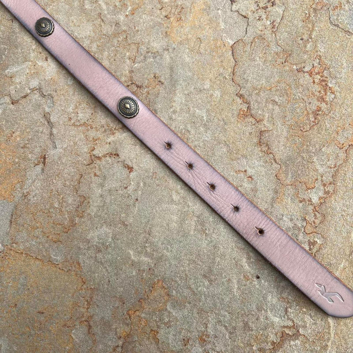 Hollister Co. Women's Tan and Pink Belt
