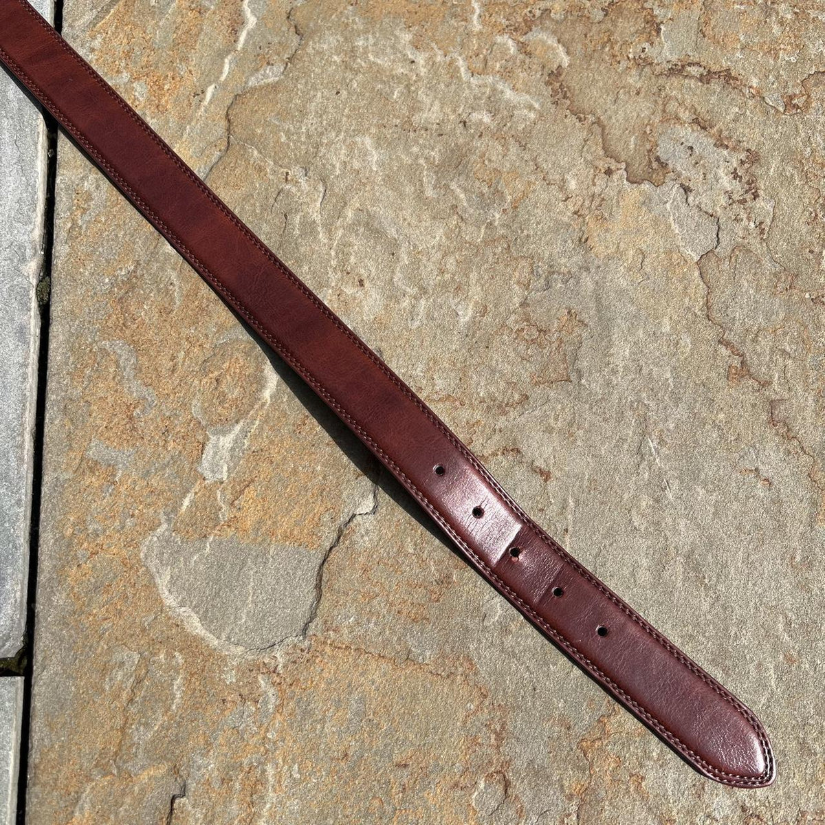 Neo Vintage 90s Brown Oil Tanned Leather Belt