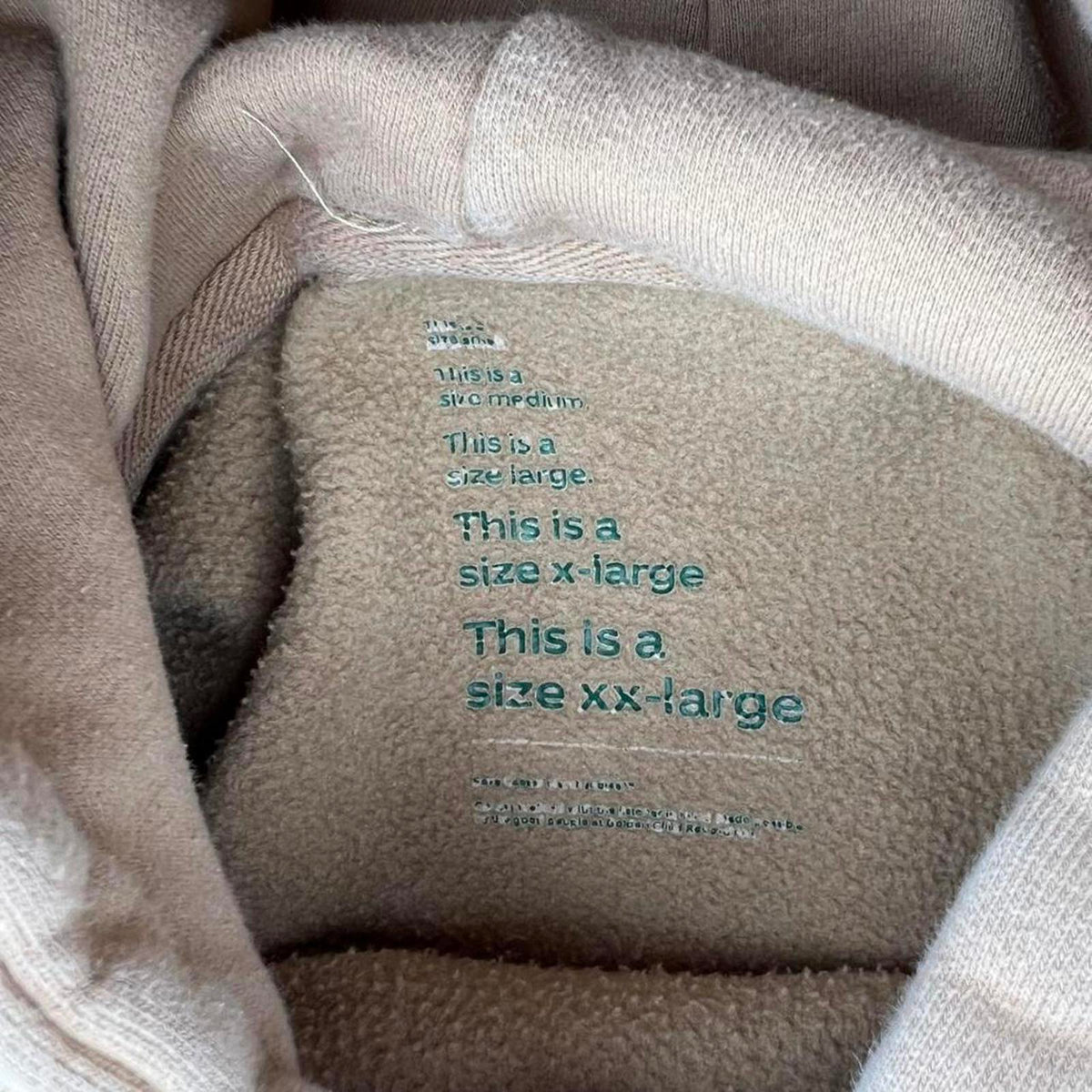 Men's Tan and Green Hoody