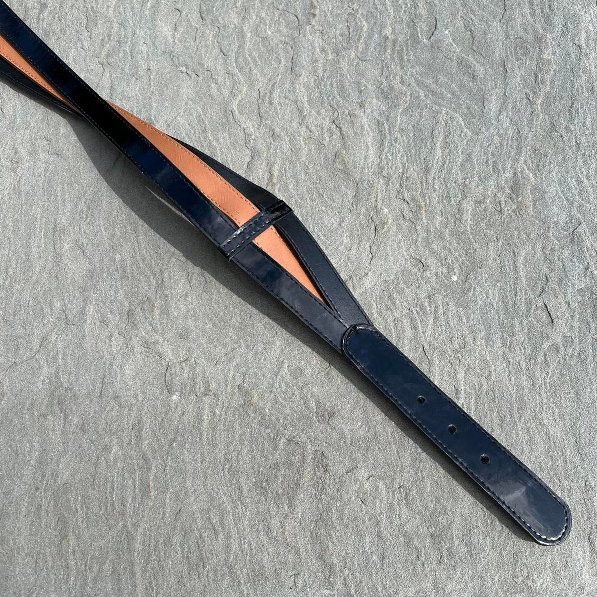 Black and Tan Triple Braid Belt