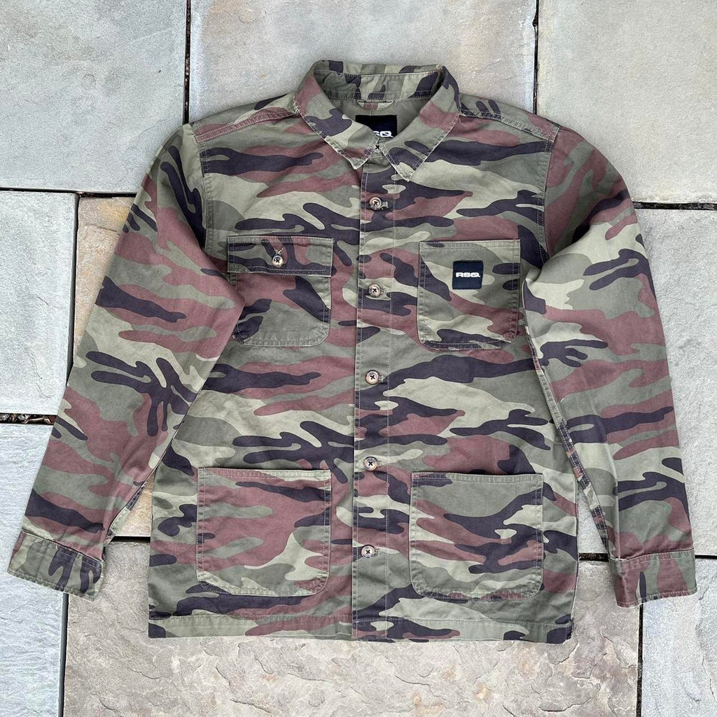 Camo Utility Chore Jacket