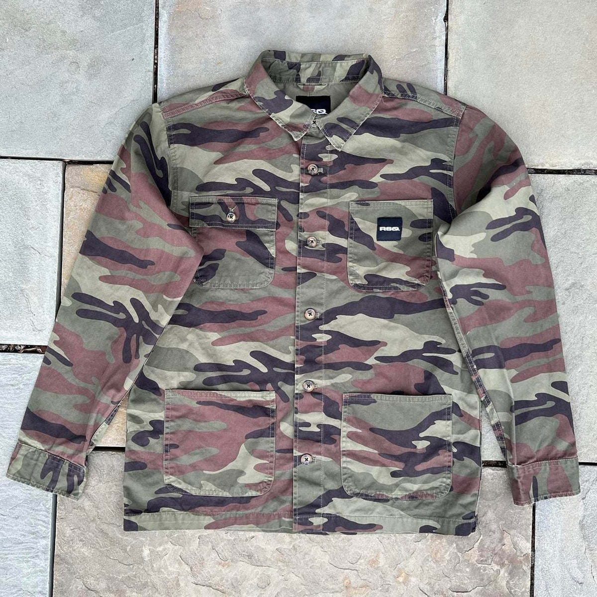 Camo Utility Chore Jacket