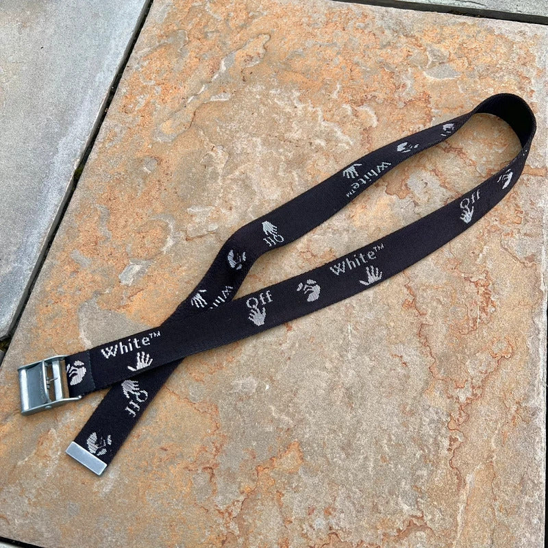 Off-White Swimming Logo Black Belt