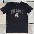 NWT University of Miami Black T-shirt