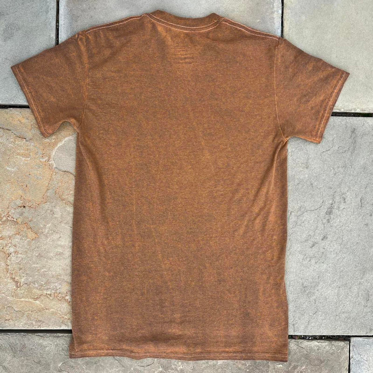 Brown Blue Overdyed Reworked T-Shirt