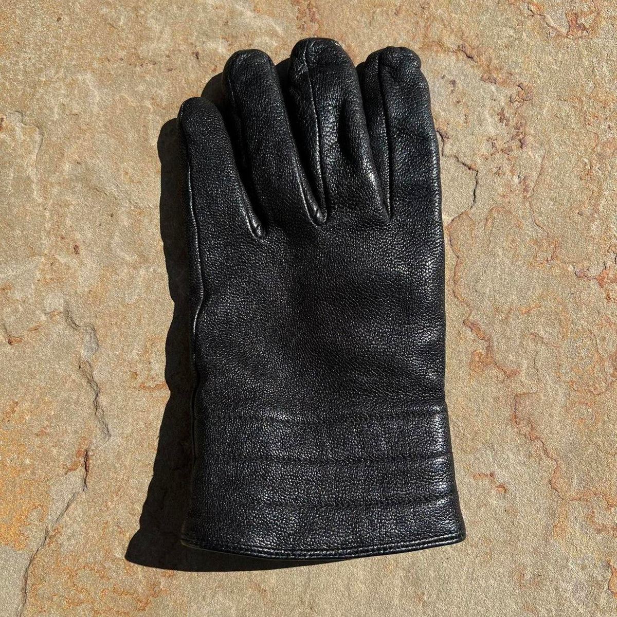 Black Leather Gloves
