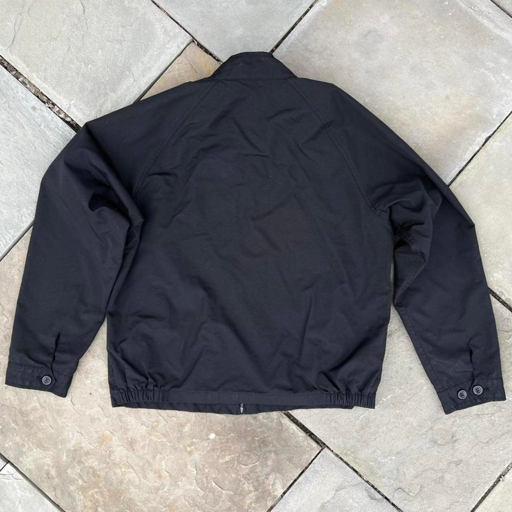 Black Water Repellant Racer Jacket