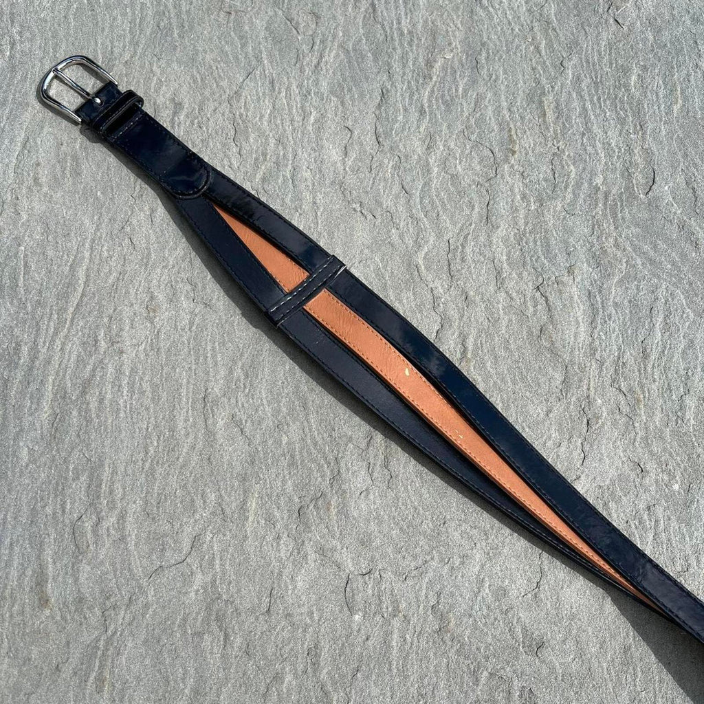 Black and Tan Triple Braid Belt