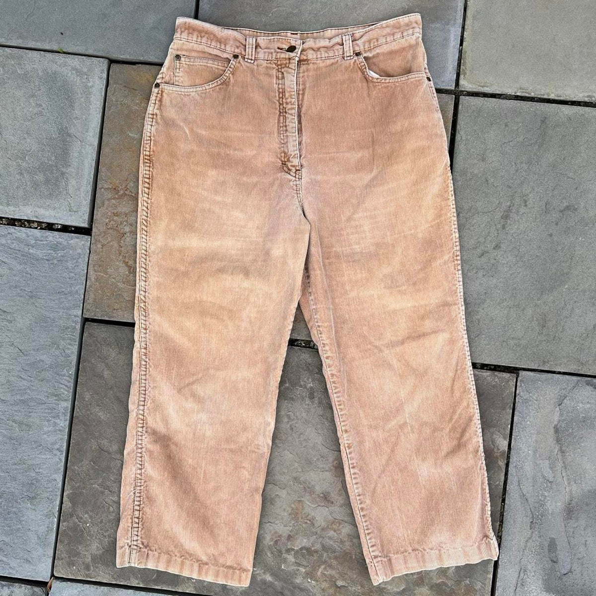 Neo-Vintage 90s Tan Brown Corduroy Jeans