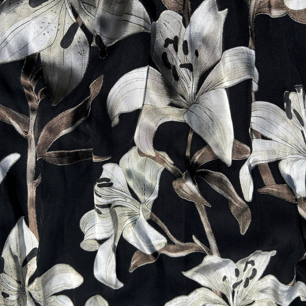 Alice + Olivia Silk Blend Ardelia Floral Off Shoulder Blouse