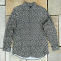 Y2K Abstract Pattern Long Sleeve Club Shirt