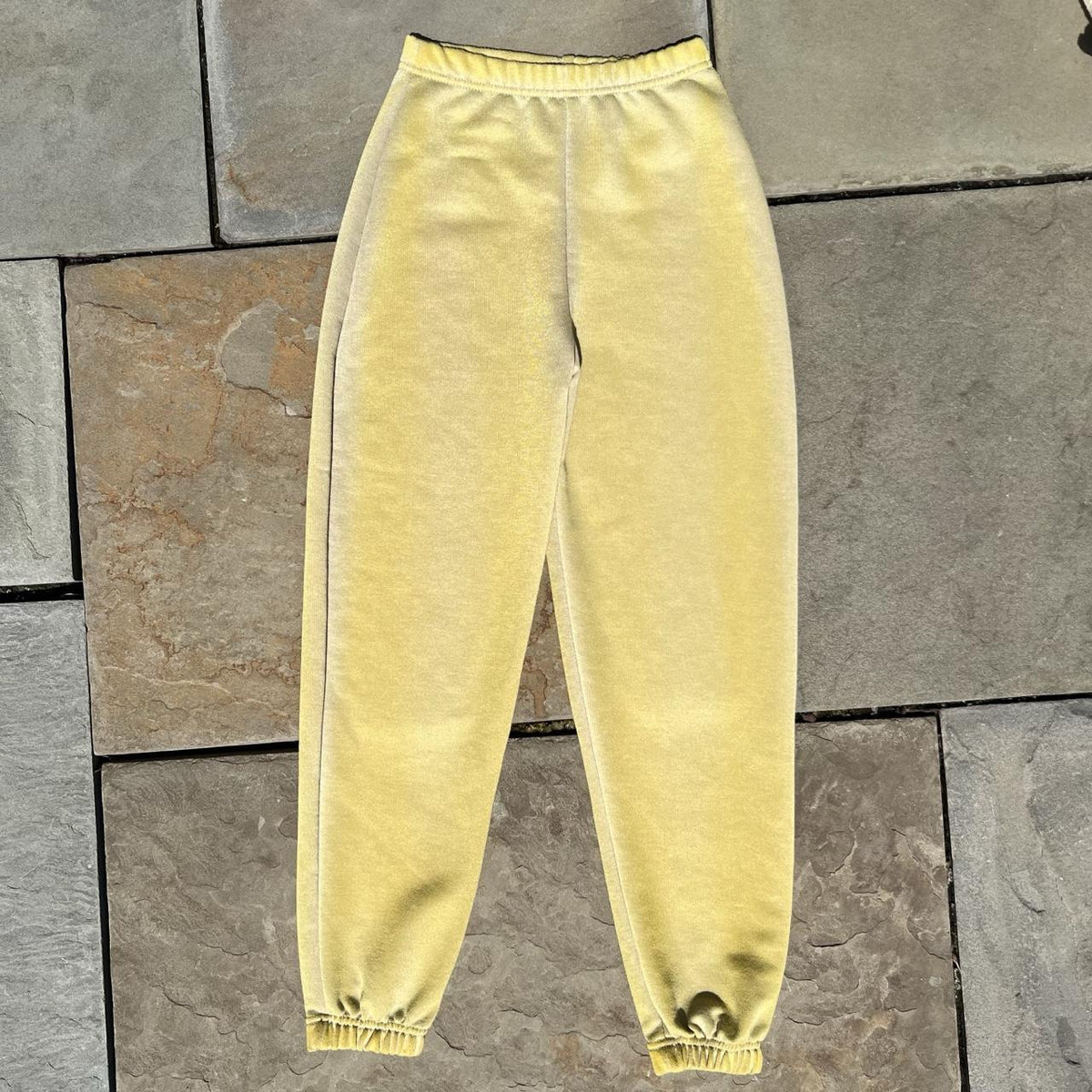 2-Tone Yellow Overdye Sweatpants