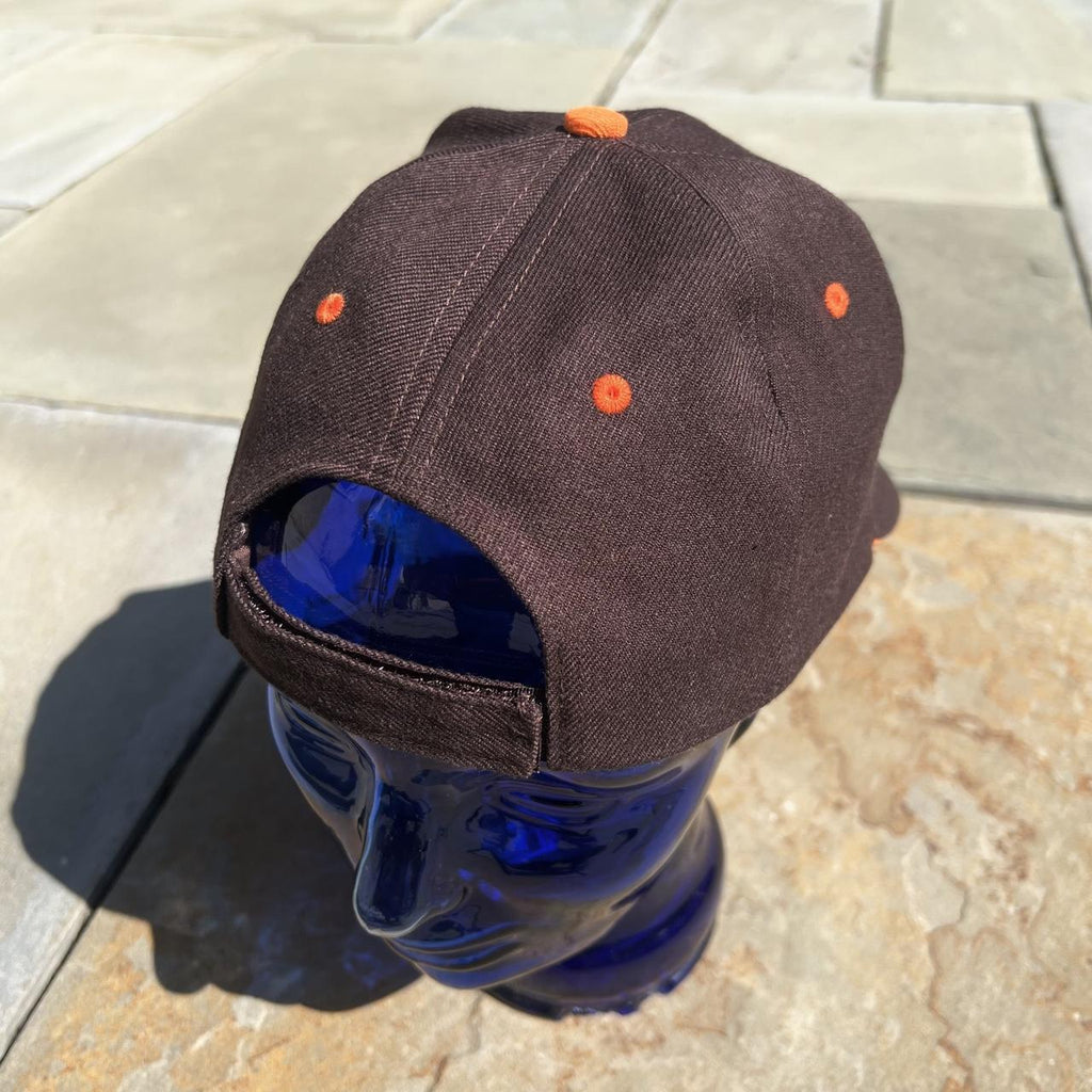 Neo-Vintage Early Y2K Las Vegas Brown/Orange Strapback hat