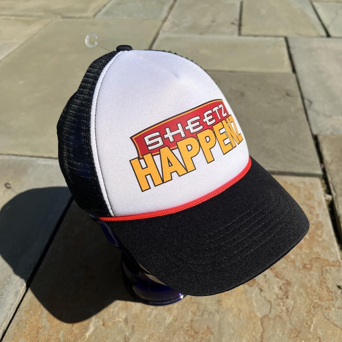 Sheetz Happenz Black/White Trucker Hat