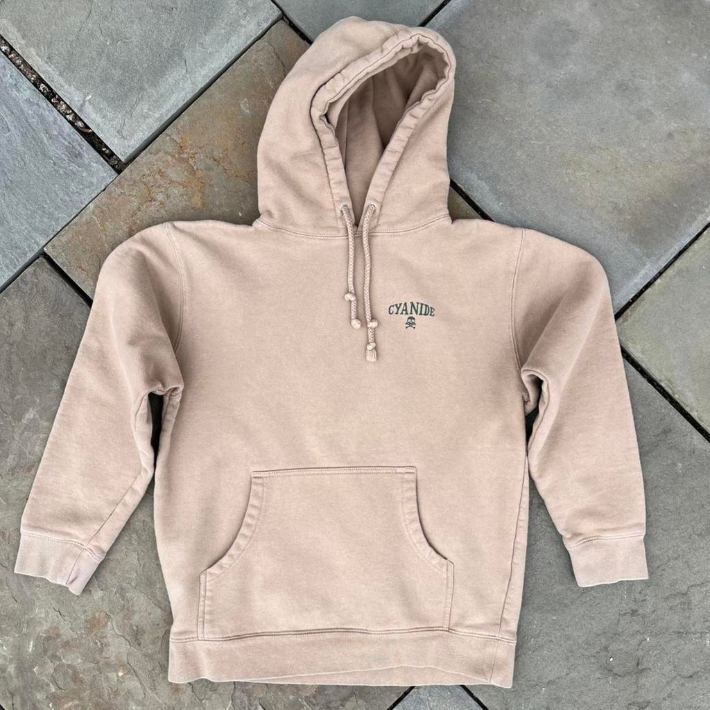 Men's Tan and Green Hoody