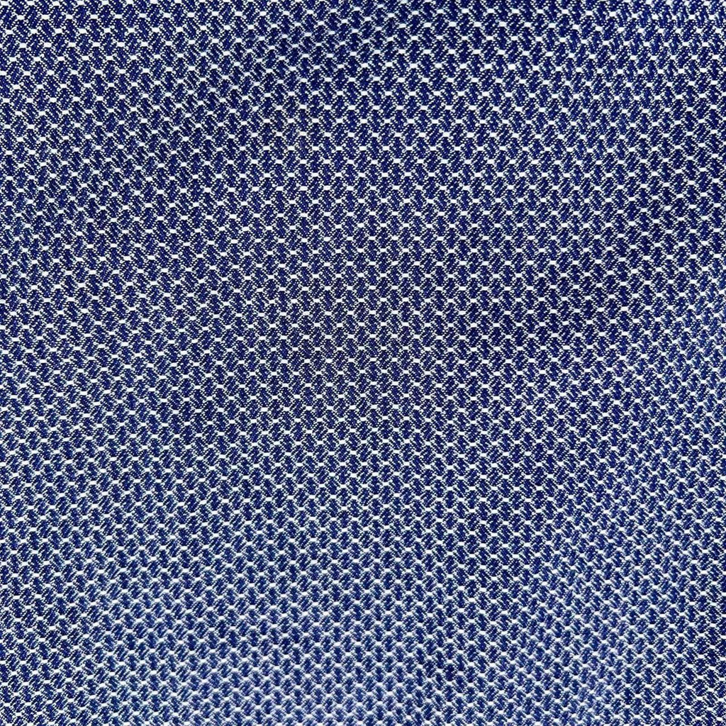 Vintage 90s Guess Designer Blue Knit Pattern Button Down