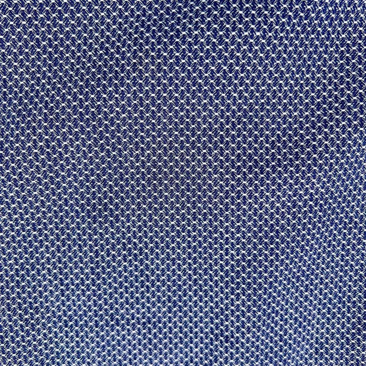 Vintage 90s Guess Designer Blue Knit Pattern Button Down