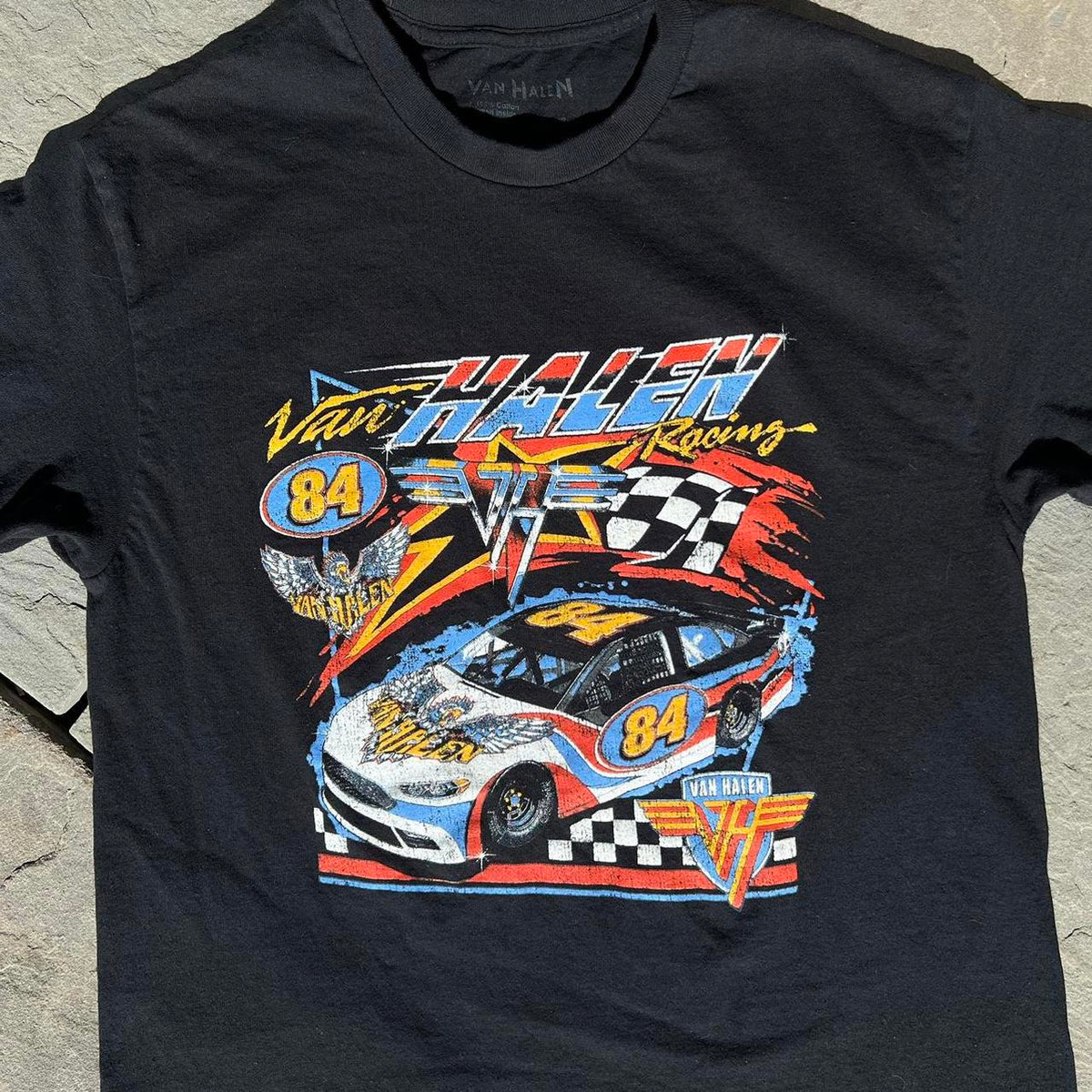 Van Halen Racing Black T-Shirt