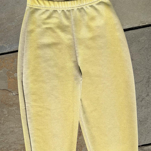 2-Tone Yellow Overdye Sweatpants