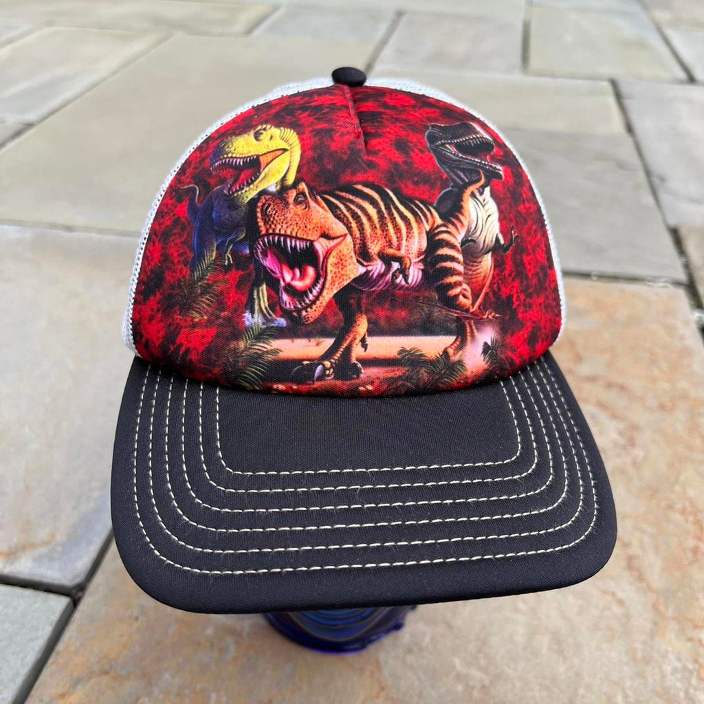 T-Rex Dinosaurs Mesh Trucker Hat