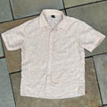 Neo-Vintage Y2K Mesh Pattern Micro Check Club Shirt
