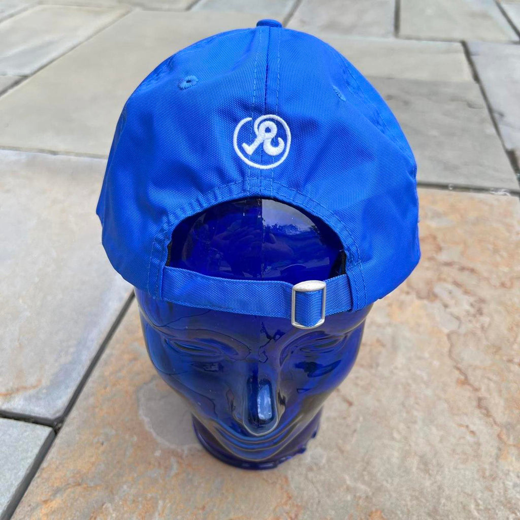 NWT Richardson NYC Blue Nylon Strapback Hat