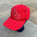 South of the Border Red Pinstripe SOB Strap-back Hat