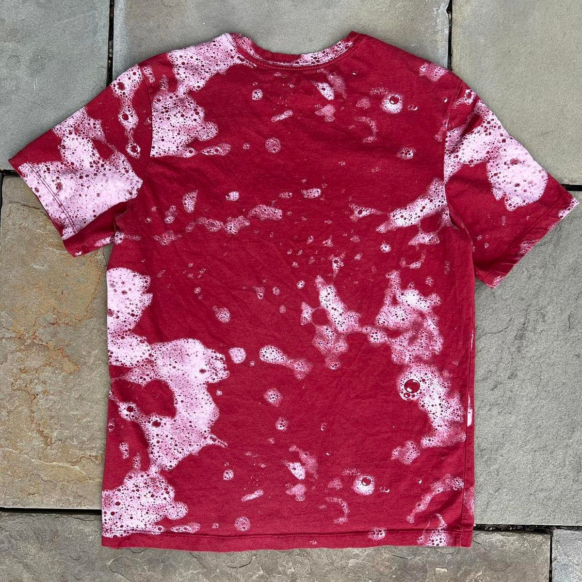 Nike Red and Water Bubbles Tee w/ Bubble Logo