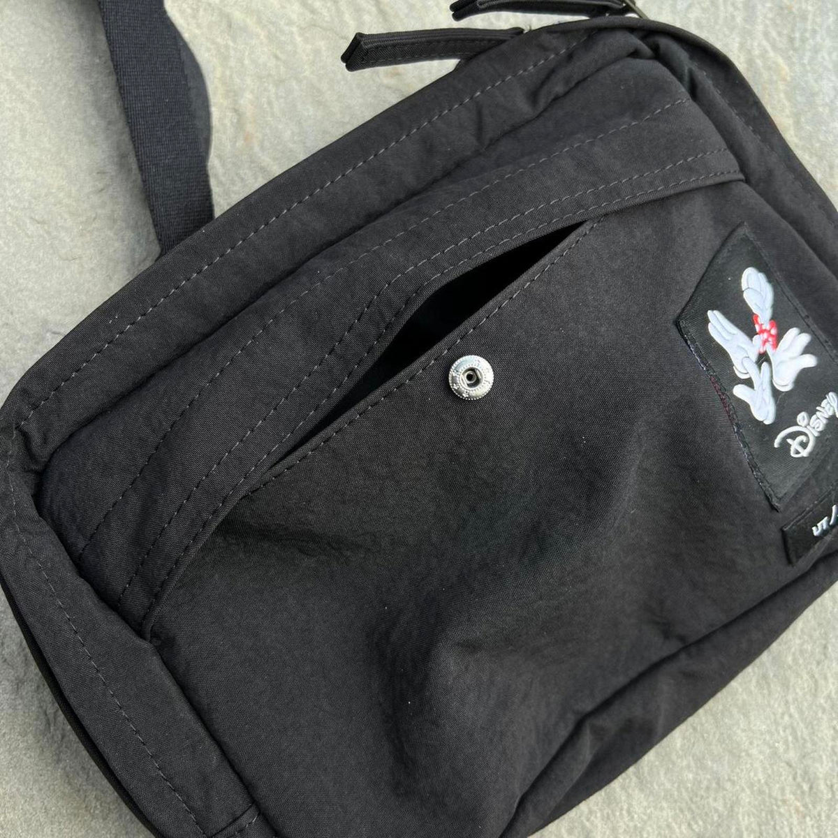 Ambush Uniqlo Disney Mickey Minnie Mouse Black Utility Bag