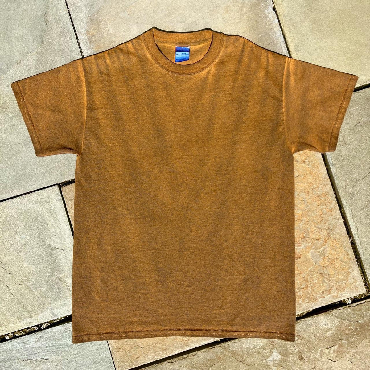 Brown Orange Overdyed Tee