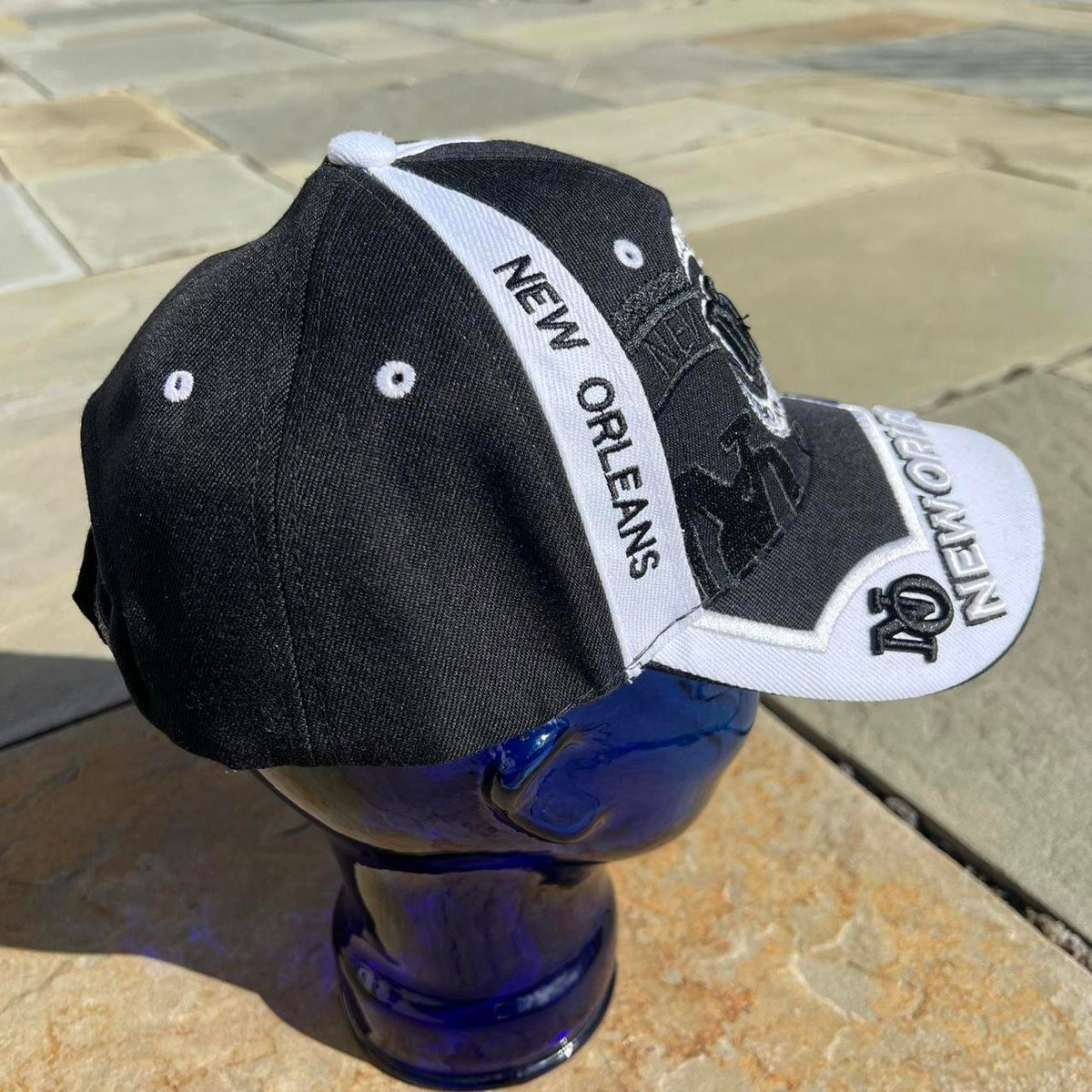 New Orleans Two Tone Embroidered Strap Back Hat