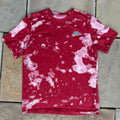 Nike Red and Water Bubbles Tee w/ Bubble Logo