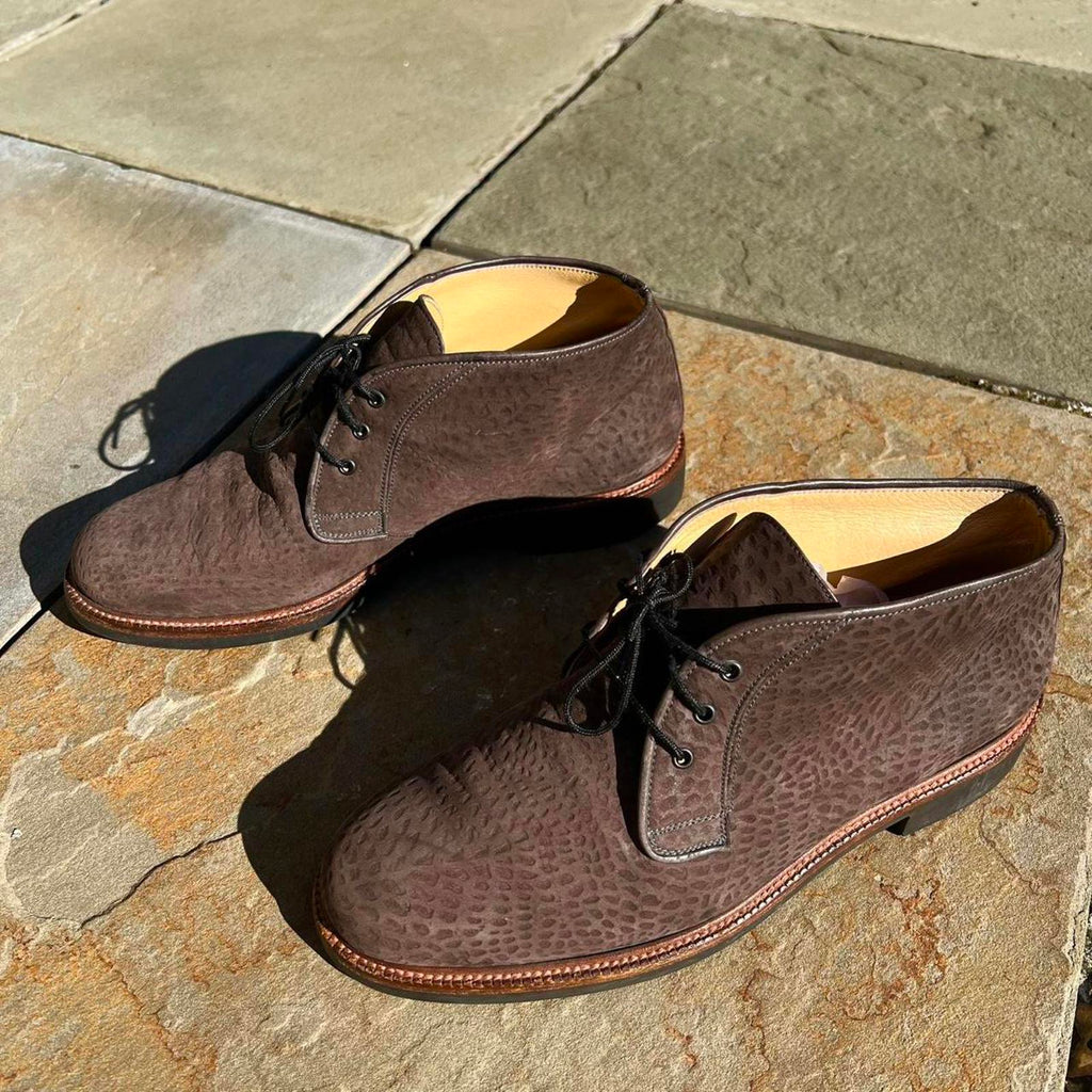 Neo-Vintage 90s Made in Italy Brown Suede Desert Boots