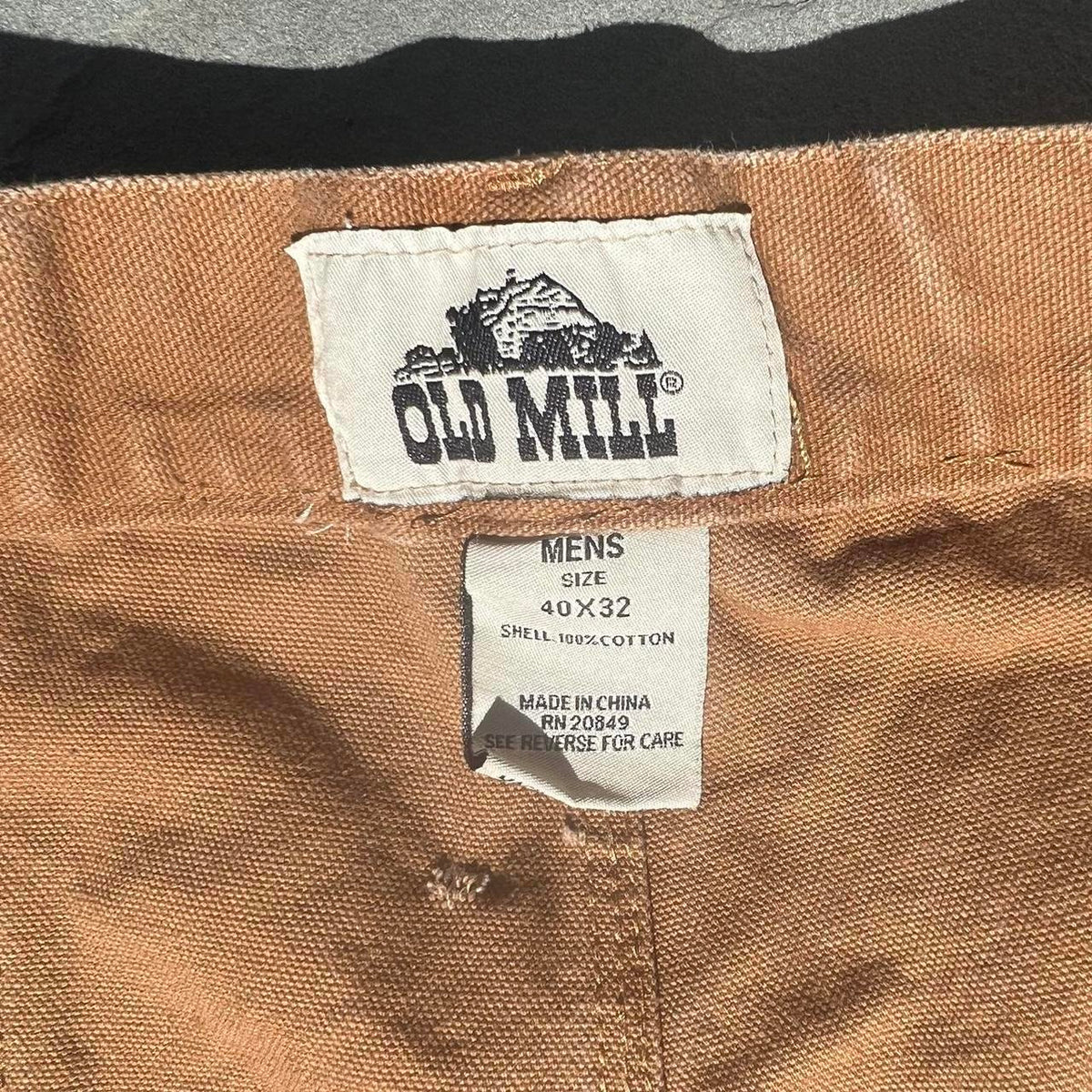 Y2K Brown Canvas Carpenter Utility Work Pants