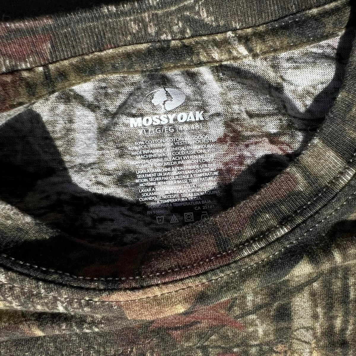Mossy Oak Woodland Camo T-Shirt Break Up Infinity