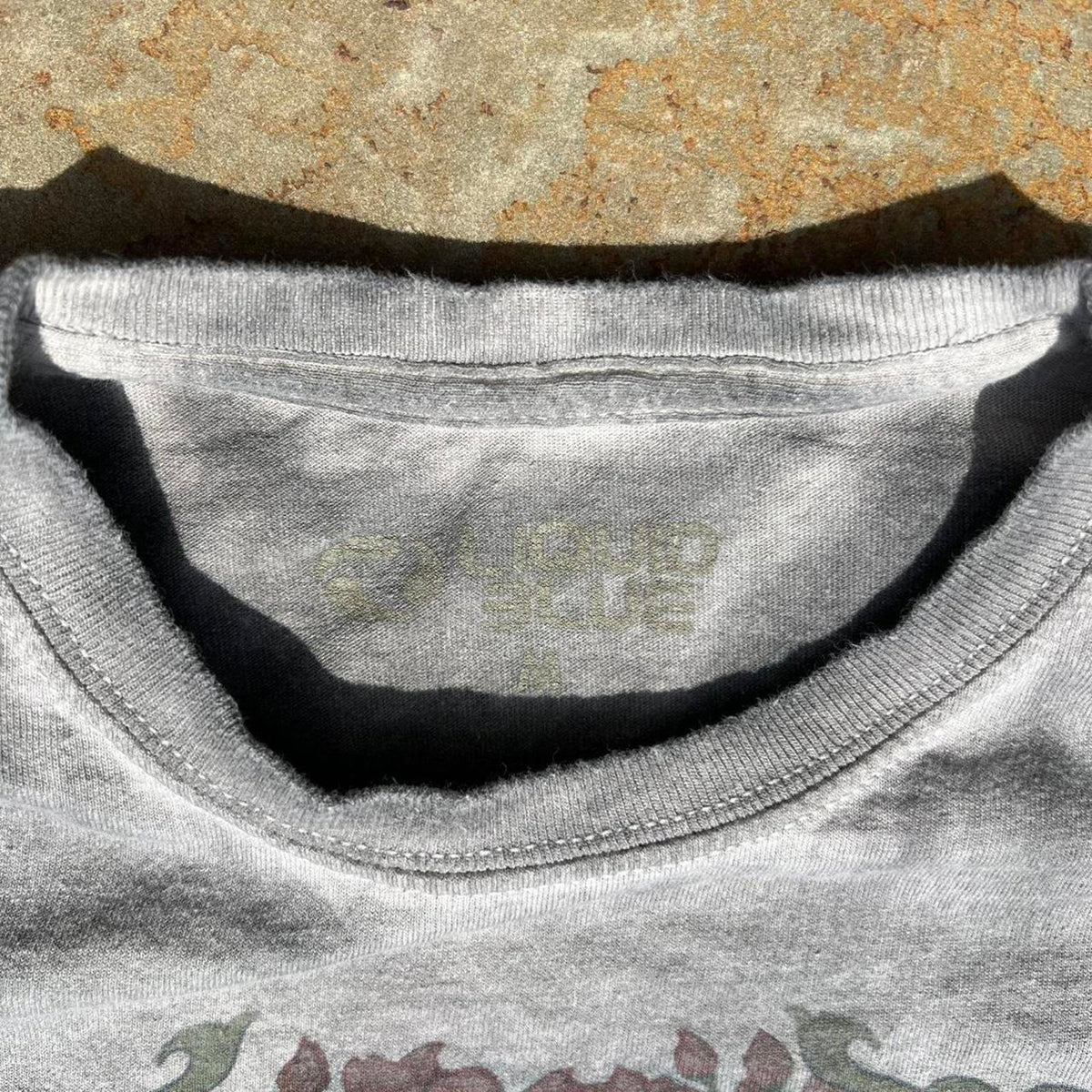 Reworked Grey Overdye Grateful Dead T-shirt