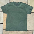 New Reworked Overdyed Dark Green Garment Dyed T-Shirt