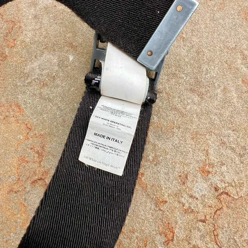 Off-White Swimming Logo Black Belt