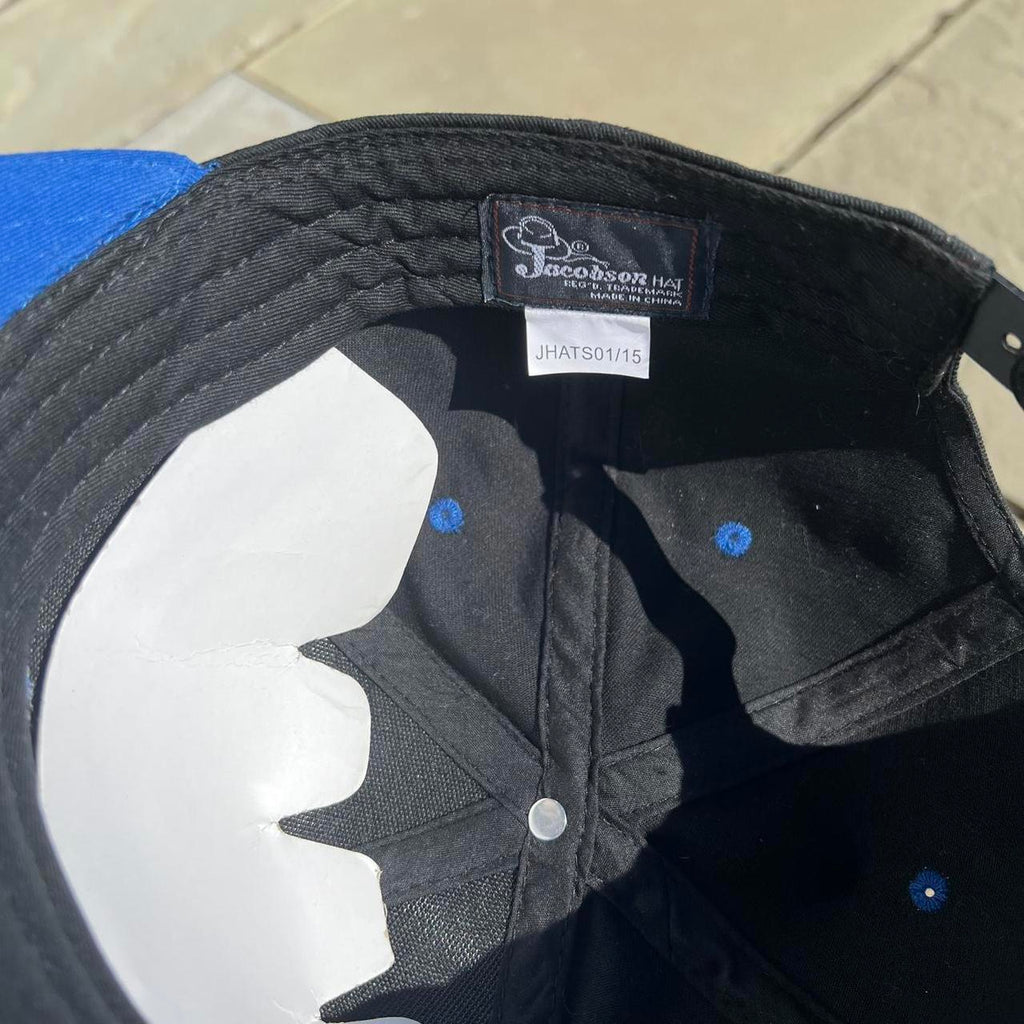 NWT Niagara Falls Two Tone Royal Blue Black Snap Back Hat