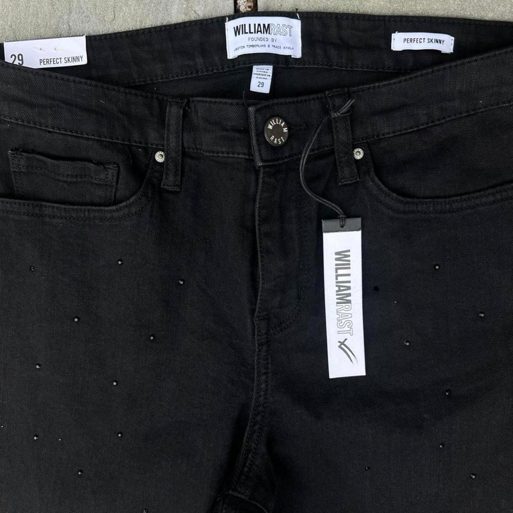 NWT Black Jewel Studded Slim Jeans
